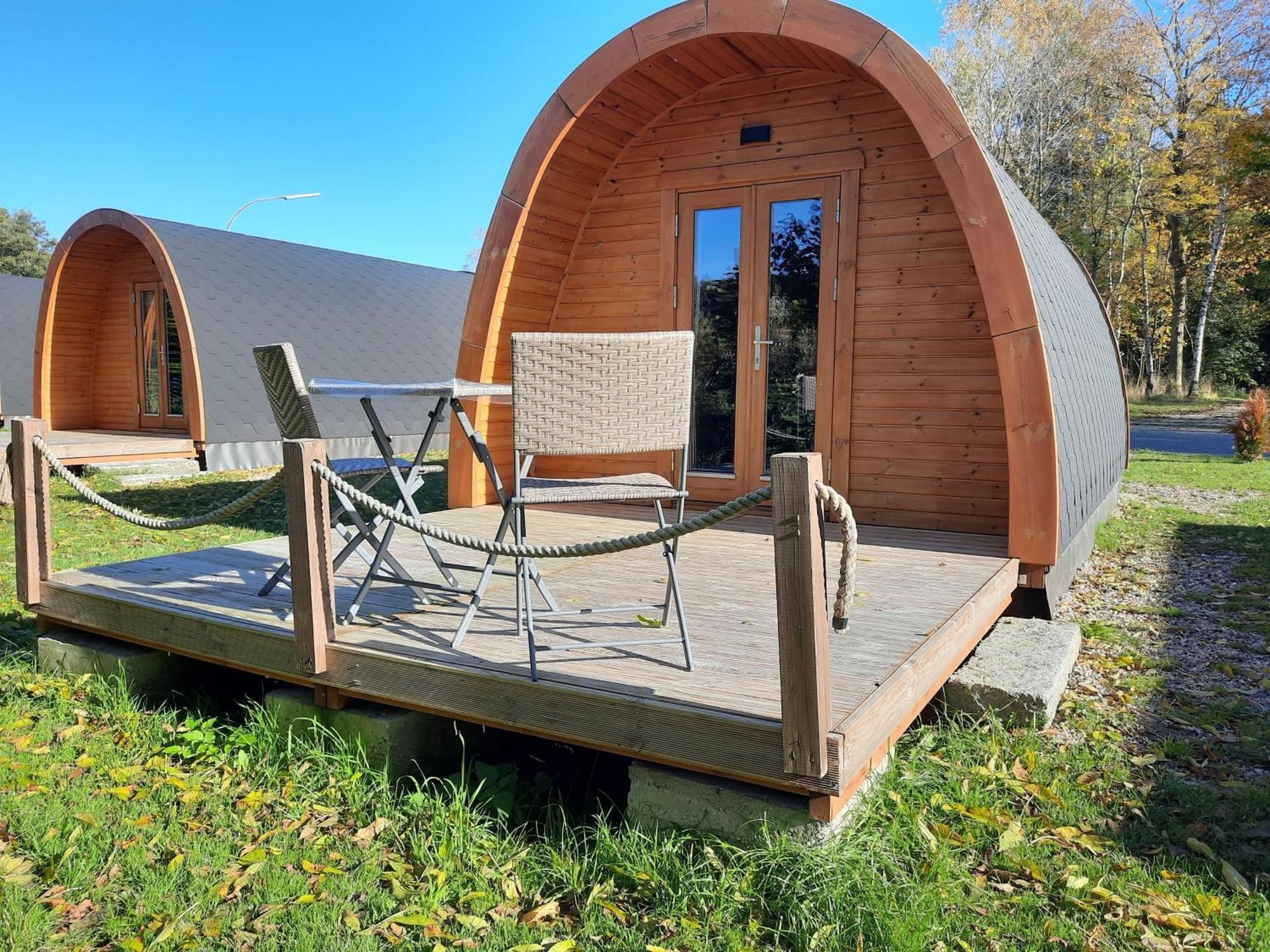 09 Premium Camping Pod Silberstedt Bagian luar foto